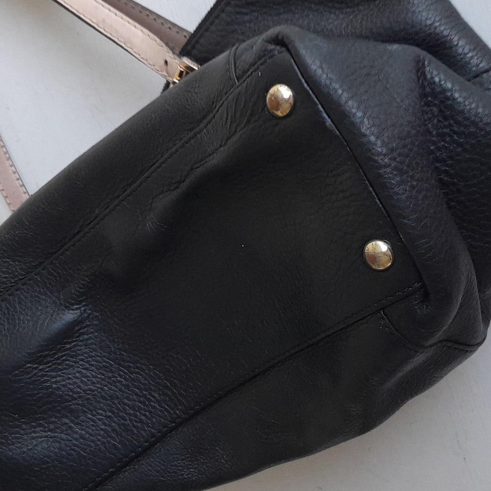 Michael Kors Jet Set Tote BLACK pebbled leather - Picture 7 of 9